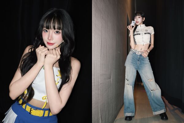▲▼韓籍啦啦隊女神海莉「癱坐在地痛到起不來」。（圖／翻攝自Instagram／iam_hyerii）