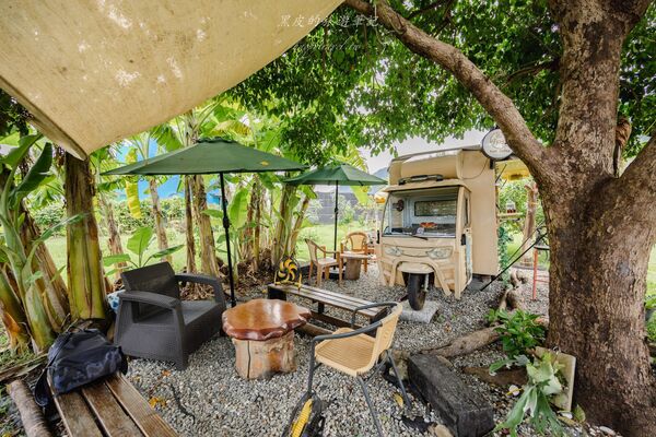 ▲▼飲咖啡都蘭山下香草園。（圖／黑皮的旅遊筆記授權提供）