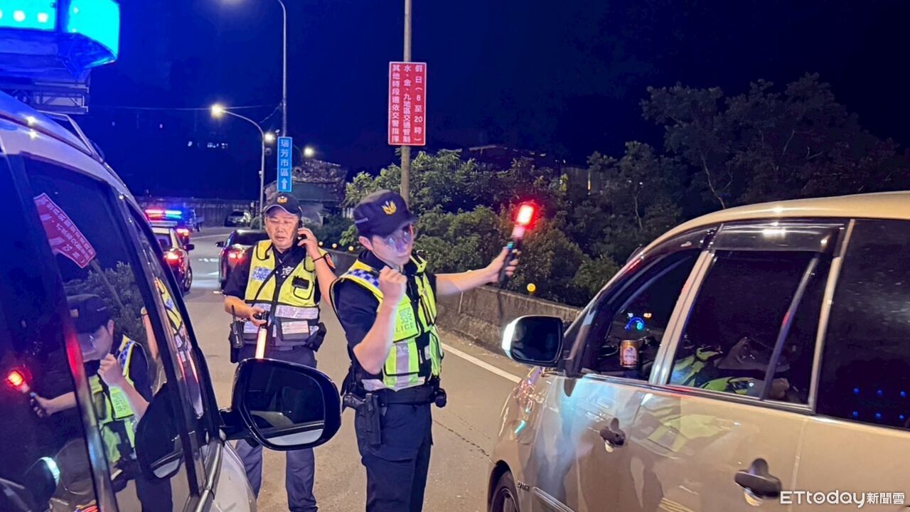 瑞芳警擴大臨檢強勢執法 一夜查獲3毒駕1酒駕 | ETtoday社會新聞 | ETtoday新聞雲