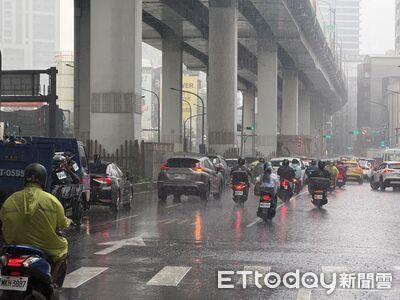 快訊/雨區擴大 10縣市大雨特報