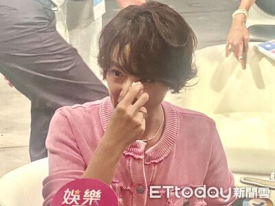 女星淚崩曝40歲演員尪「左腦長5cm腫瘤」動刀 記者會哭到中斷訪問
