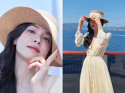 宋慧喬法國行美照讓韓網又淪陷　兩頂草帽優雅、防曬還能當度假範本
