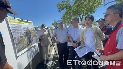 陳亭妃邀經濟部會勘台南治水 爭取水利署預算改善六塊寮、菁寮淹水