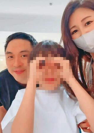 麻衣（右）和王泉仁（左）雖結束婚姻關係，為了孩子的身心健康仍保持良好互動，王泉仁也會去日本看小孩。（讀者提供）