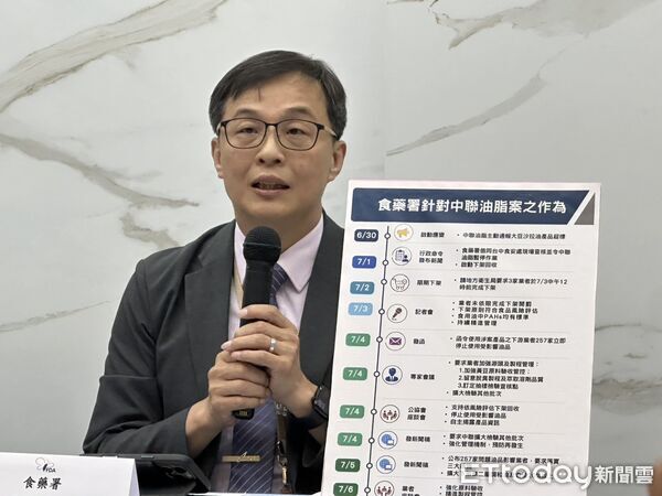 食藥署署長姜至剛。（圖／記者趙于婷攝）