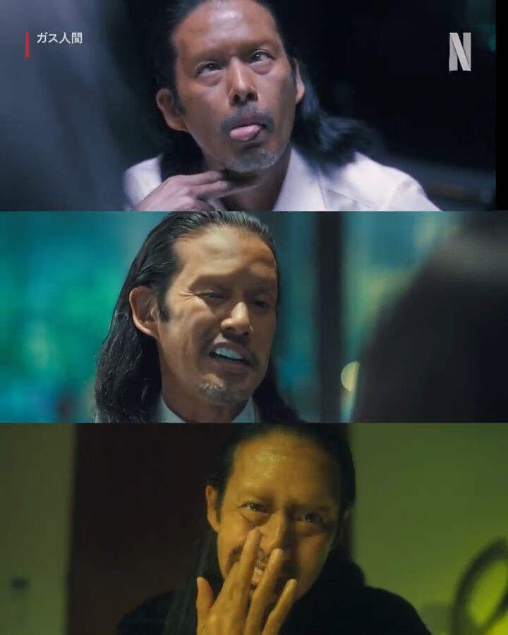 ▲▼竹野內豐無眉露白牙!《氣體人》造型大變…網嚇瘋。(圖/翻攝自X)