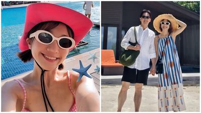 Lulu度蜜月「胸下挖空」脫到剩泳裝！陳漢典視角超閃：很漂亮很好拍