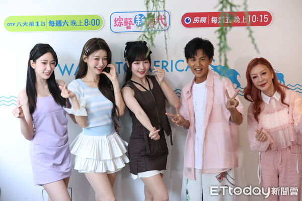 ▲李雅英、檸檬、籃籃出席《綜藝新時代》媒體餐敘。(圖/記者林敬旻攝)