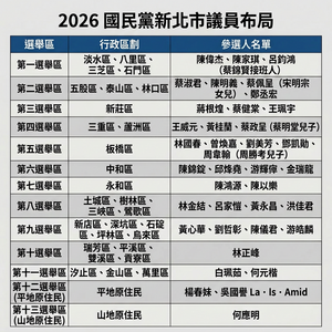 新北議員選戰/國民黨拚過半!藍白在板橋較勁 三蘆有望多獲1席