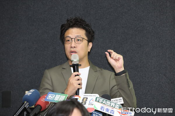 ▲▼台北市長參選人 沈伯洋出席「交通改革 從頭開始」跨縣市共同簽署記者會 。（圖／記者劉耿豪攝）