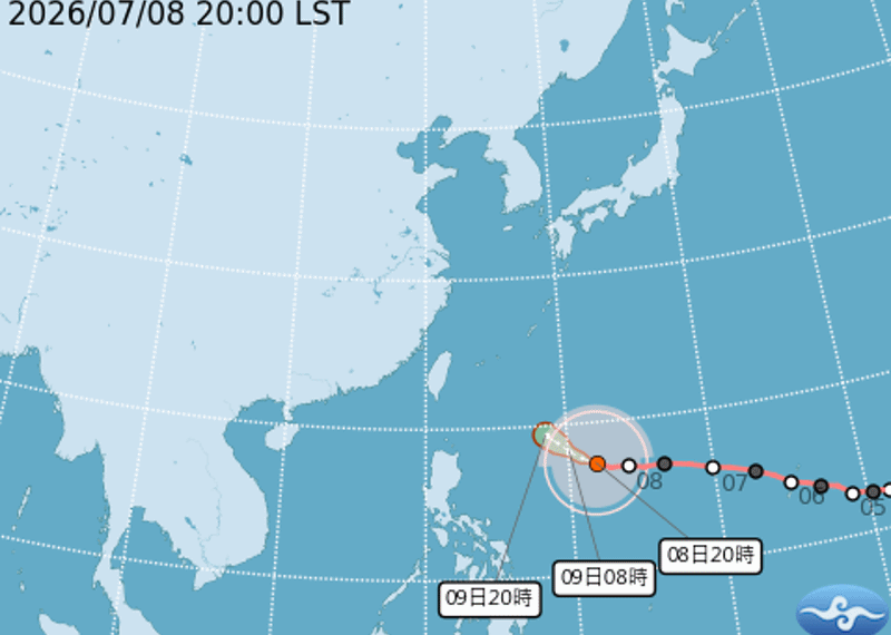 ▲▼巴威颱風。（圖／中央氣象署、翻攝NOAA）