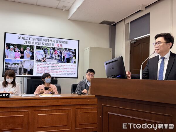 ▲2026高雄市長民進黨參選人賴瑞隆，在立法院進行質詢，強調AI在高雄的應用未來            。（圖／記者吳奕靖翻攝）