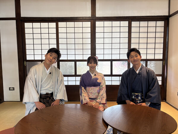 ▲▼愛子帶著蔡昌憲、黃迪揚旅遊。（圖／三立提供）