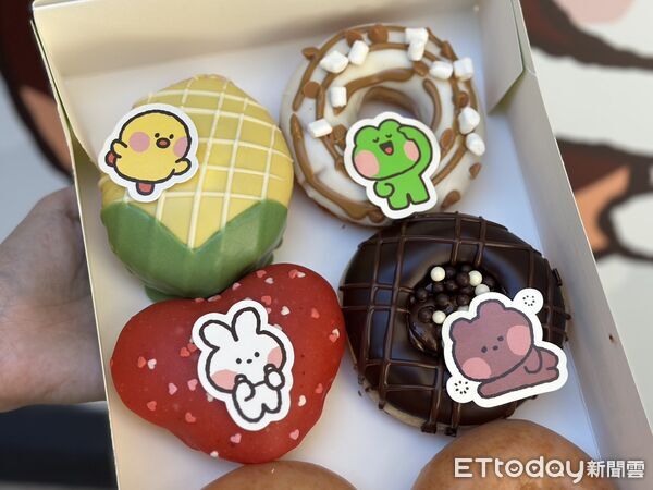 ▲▼Krispy Kreme聯名LINE FRIENDS minini。（圖／記者蕭筠攝）