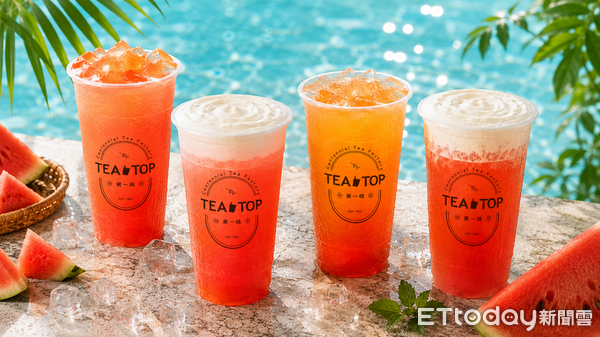 ▲▼TEA TOP第一味推出全新「西瓜系列」。（圖／TEA TOP第一味提供）