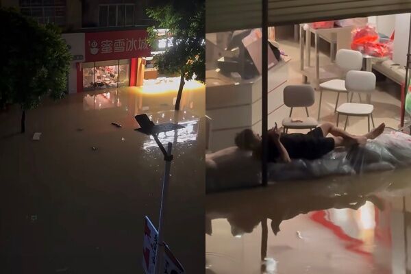 廣西洪災「已致39死」還淹到廣東 有居民直接躺在沙包上滑手機 | ETtoday大陸新聞 | ETtoday新聞雲