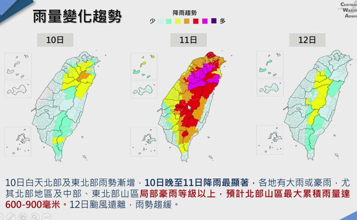 ▲▼氣象署報告。（圖／翻攝簡報）