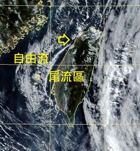 台灣西側出現1條雲線! 鄭明典解析