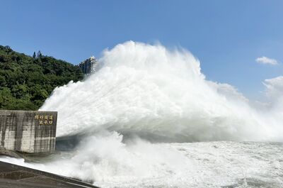 入流量恐創近五年新高 石門水庫持續調節性放水
