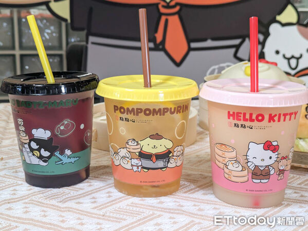 ▲「點點心」暑假與Hello Kitty、布丁狗、酷企鵝聯名，推出「萌友來點心」活動。（圖／記者黃士原攝）