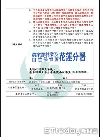 ▲▼萬里溪堰塞湖10日上午最新空拍影像顯示，蓄水量已占總庫容量72.36%。（圖／花蓮分署提供，下同）