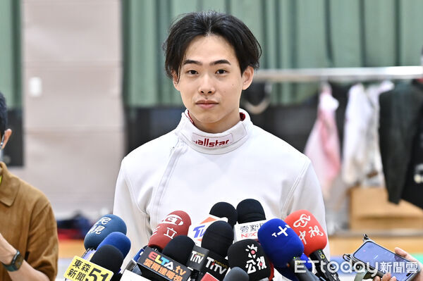 ▲中華擊劍代表隊銳劍選手徐敬文。（圖／記者李毓康攝）