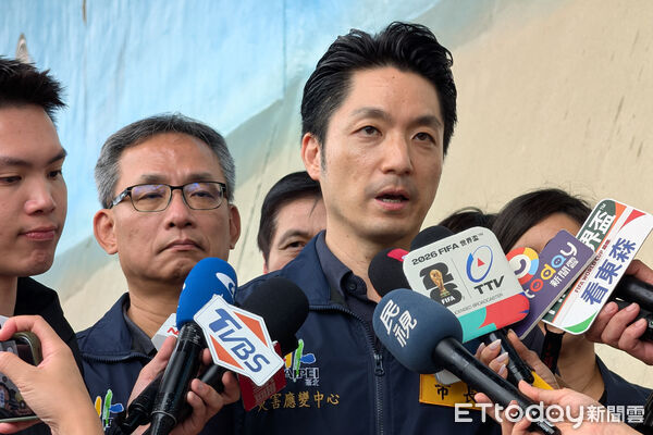 ▲台北市長蔣萬安視察華江疏散門防颱作業情形。（圖／記者林敬旻攝）