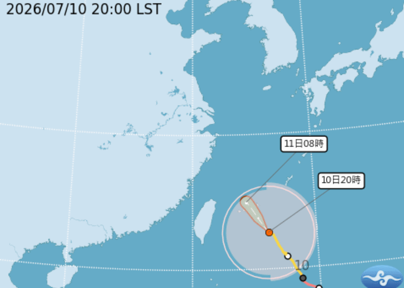 ▲▼巴威颱風。（圖／中央氣象署）