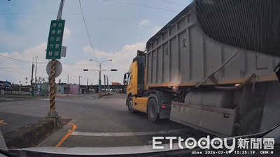 5砂石車「集體違規左轉」超扯畫面曝 里港警:最高可罰3.6萬