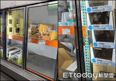 颱風天民眾湧好市多狂掃貨 她見一堆空櫃傻了:17年來首見盛況