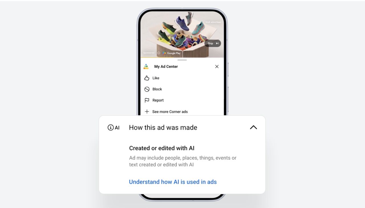 Google強化AI廣告透明度　搜尋、YouTube都將顯示AI製作資訊