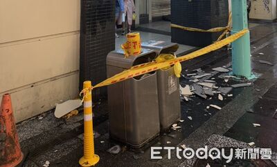 快訊/西門町「大樓磁磚掉落」 12歲男童頭部遭砸送醫救治