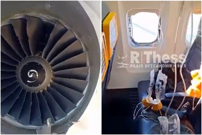 乘客搭機「半身吸出機外」新畫面曝光 引擎受損、窗戶破大洞 | ETtoday國際新聞 | ETtoday新聞雲