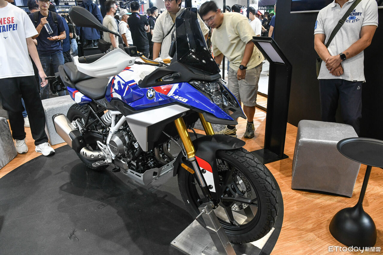 ▲BMW重機展,F450。（圖／記者徐煜展攝）