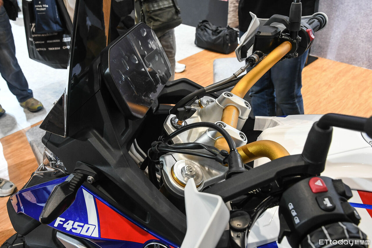 ▲BMW重機展,F450。（圖／記者徐煜展攝）