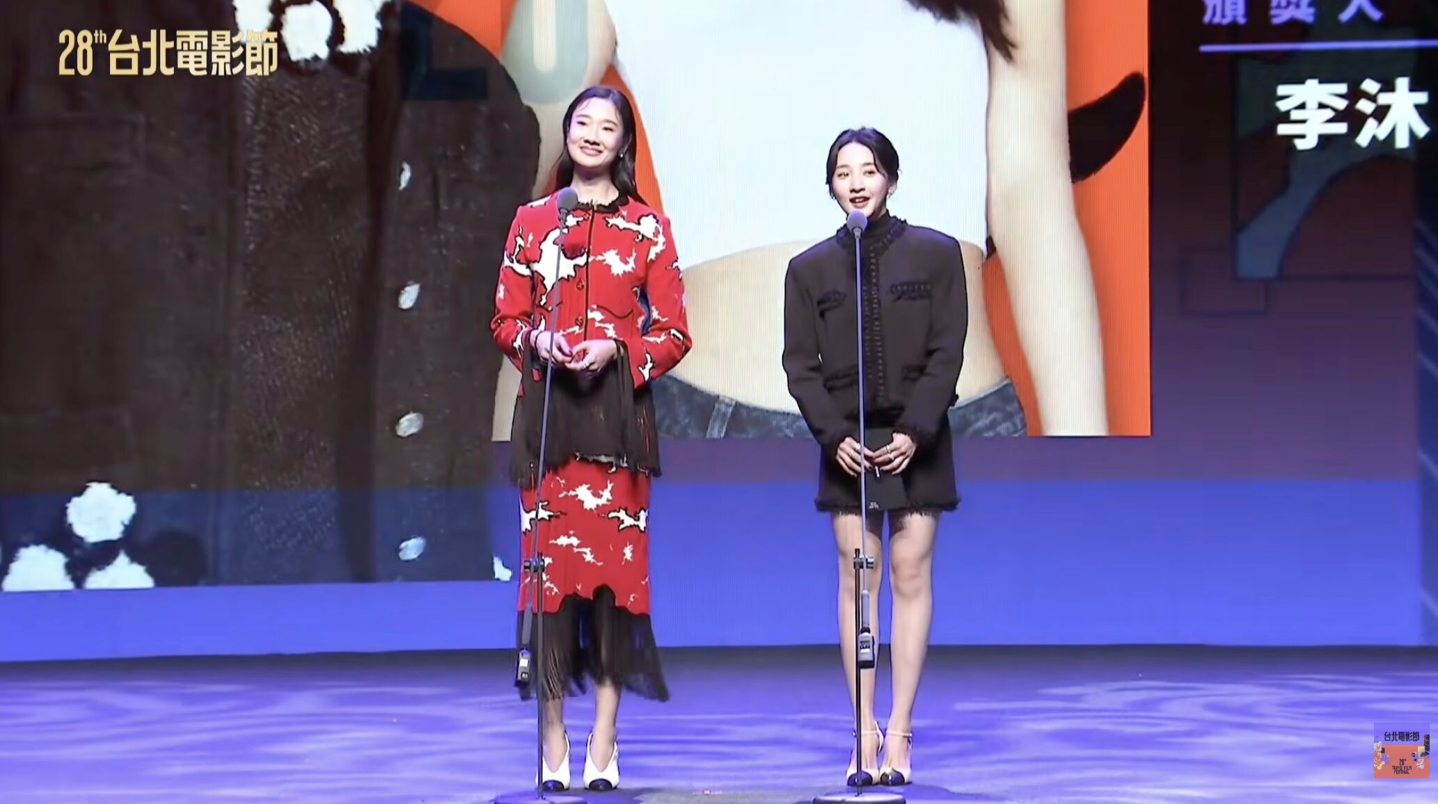 ▲茱蒂蒙、李沐。（圖／翻攝自YouTube／台北電影節 Taipei Film Festival）