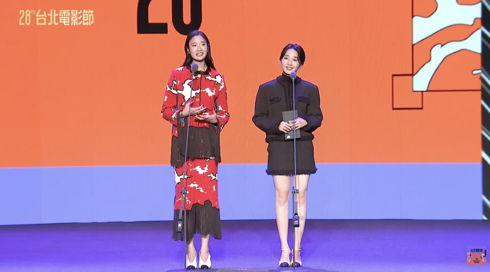 ▲茱蒂蒙、李沐。（圖／翻攝自YouTube／台北電影節 Taipei Film Festival）
