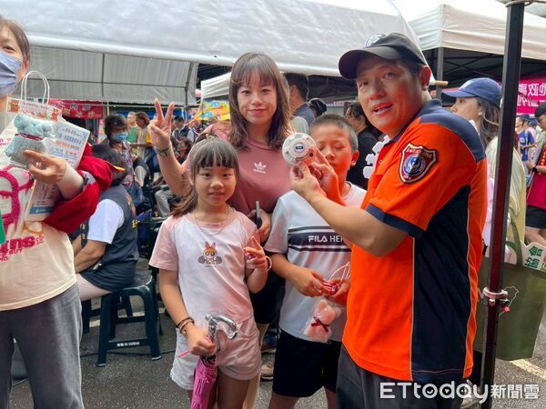 ▲2026台南國際芒果節產地壓軸場「玉井好芒」熱鬧登場，玉井消防分隊進駐活動現場宣導防火及防災安全。（記者林東良翻攝，下同）