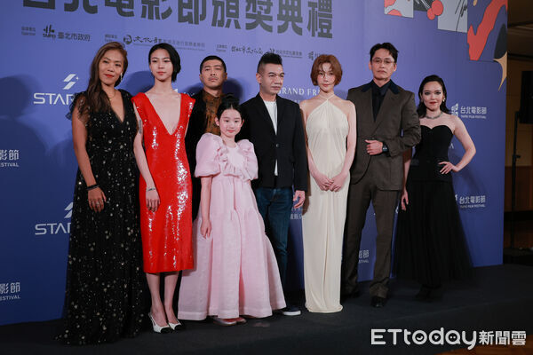 ▲▼2026台北電影節-鄒時擎，馬士媛，葉子綺，陳克勤，高子皓，黃僩哲，蔡淑臻，黃鐙輝，林嫣。（圖／記者周宸亘攝）