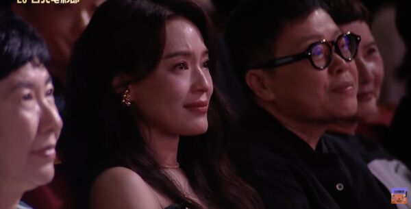 ▲舒淇哭了。（圖／翻攝自YouTube／台北電影節 Taipei Film Festival）