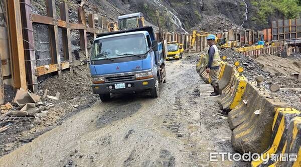 ▲公路局全力搶通，桃園復興區台7線(羅浮至西村)路段開放通車