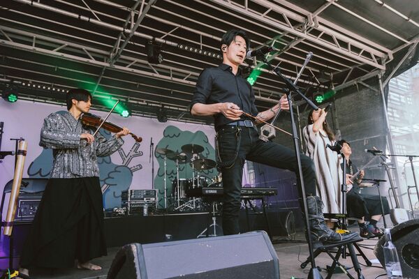 ▲▼文化總會主辦的第二屆「F:F:F-Formosa : Finland : Fest.」台芬文化節，11日於赫爾辛基納林卡廣場（NARINKKATORI）登場。。（圖／文總提供）