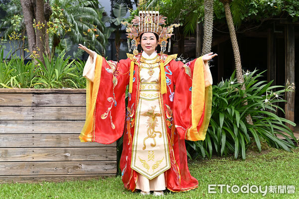 ▲▼《戲說台灣》 張秀卿出演白沙屯媽祖記者會。（圖／記者李毓康攝）