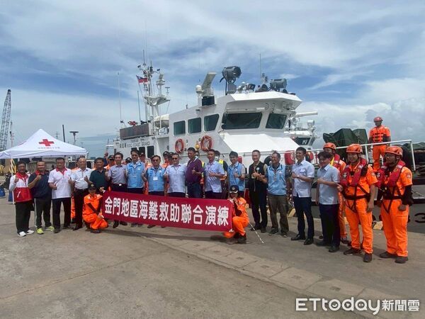 ▲▼ 金門海巡隊舉辦115年海難救助演練。（圖／金門海巡隊提供）