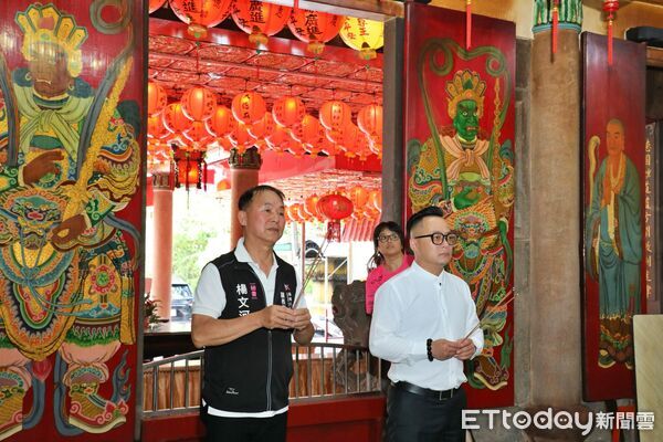 ▲基隆大德廟首辦30天祈安大醮 童子瑋：共同祈求國泰民安。（圖／記者郭世賢翻攝）