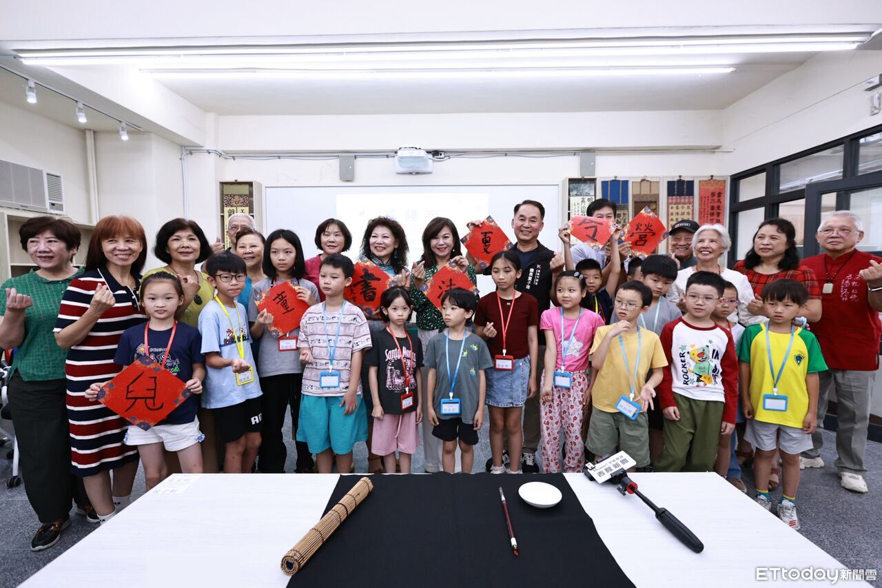 基隆兒童書法藝術夏令營開跑 邱佩琳:讓書法文化向下扎根 | ETtoday地方新聞 | ETtoday新聞雲