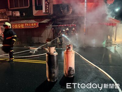 美食沒了!台東人氣名店「蘇天助素食」陷火海 生財工具全燒毀
