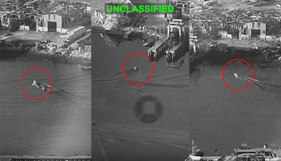 美軍「海盜」無人艇立功! 襲擊伊朗港口畫面曝光