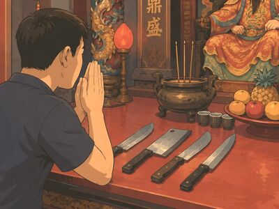 腰際口袋插刀！台中4刀男挨罰6千　辯常切到手「要帶去拜拜」