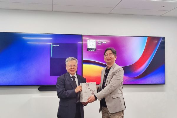 ▲中大校長蕭述三訪美　聚焦AI液冷關鍵技術